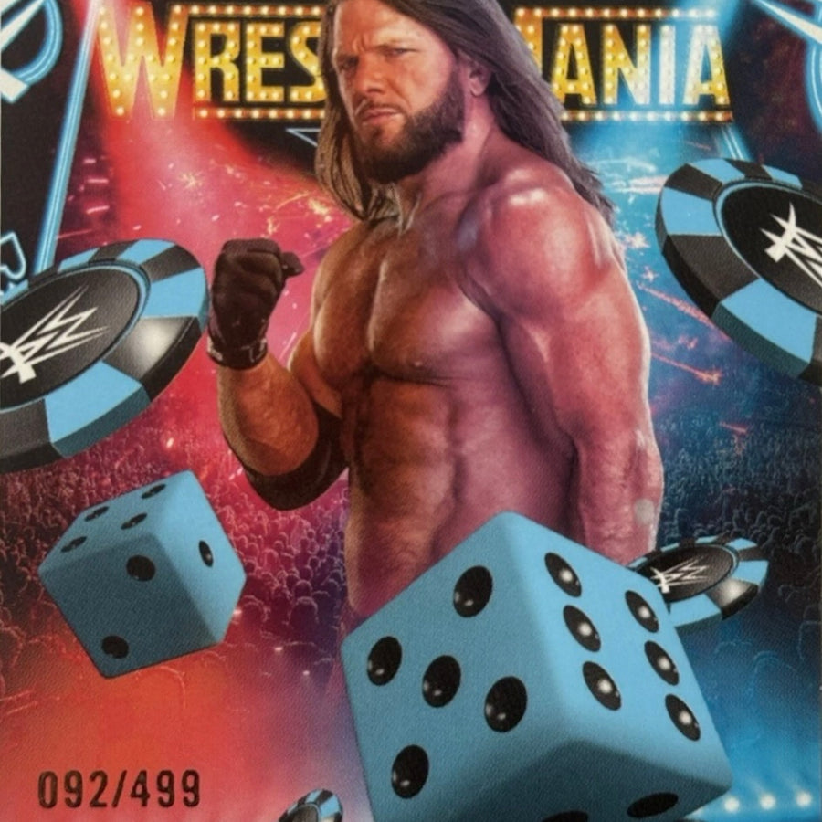 AJ Styles trading card PW Catalog