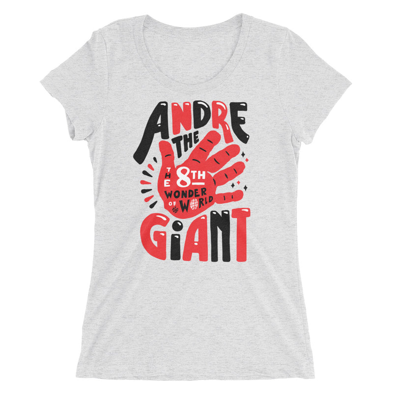 Andre the Giant "8th Wonder Illustrated" Women's Tri-Blend T-Shirt T-Shirt PW Catalog
