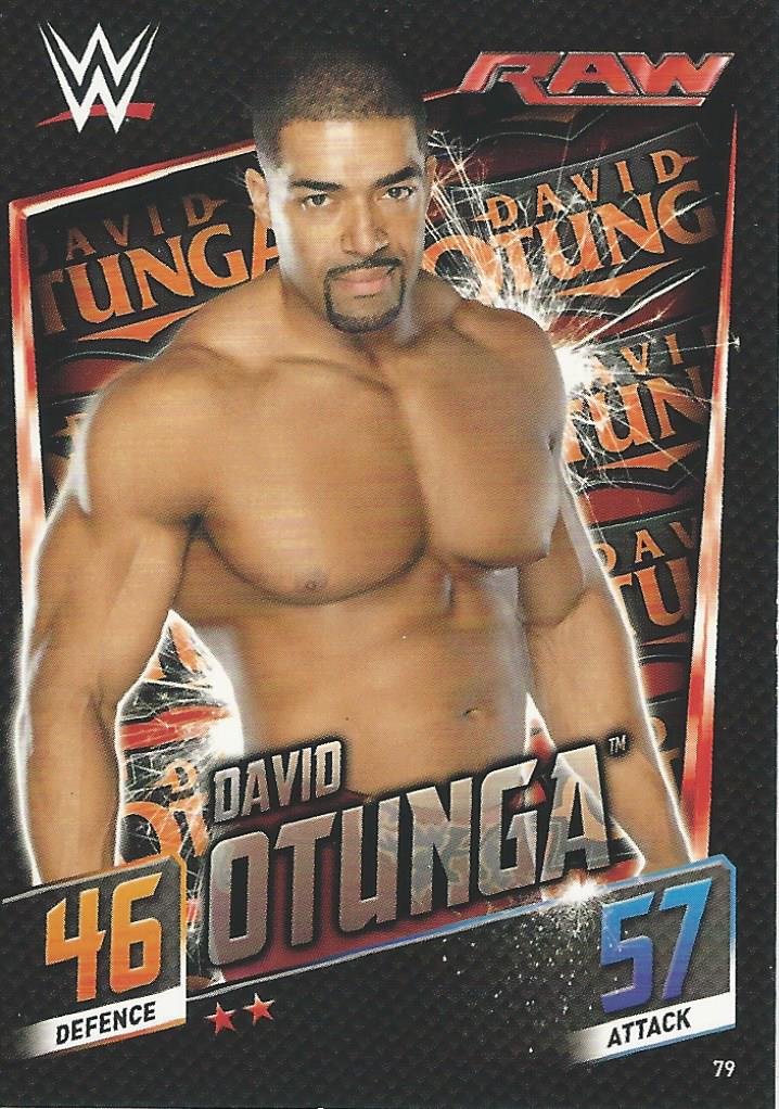 WWE Topps Slam Attax 2015 Then Now Forever David Otunga #79