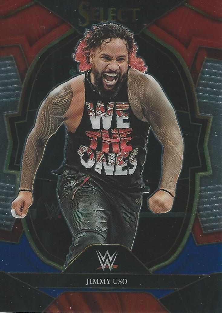 WWE Panini Select 2023 Red/Silver/Blue Jimmy Uso #72