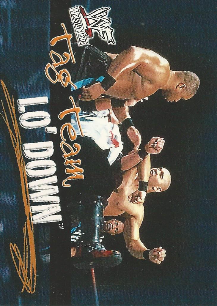 WWF Fleer Wrestlemania 2001 D-Lo Brown and Chaz #79
