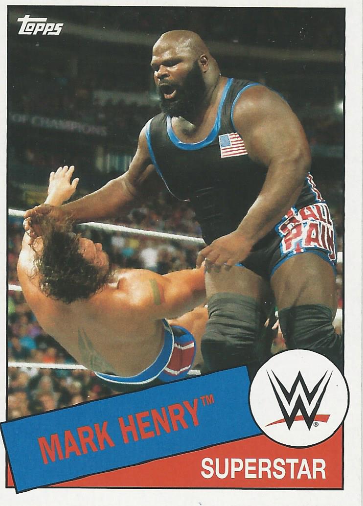 WWE Topps Heritage 2015 Mark Henry #79