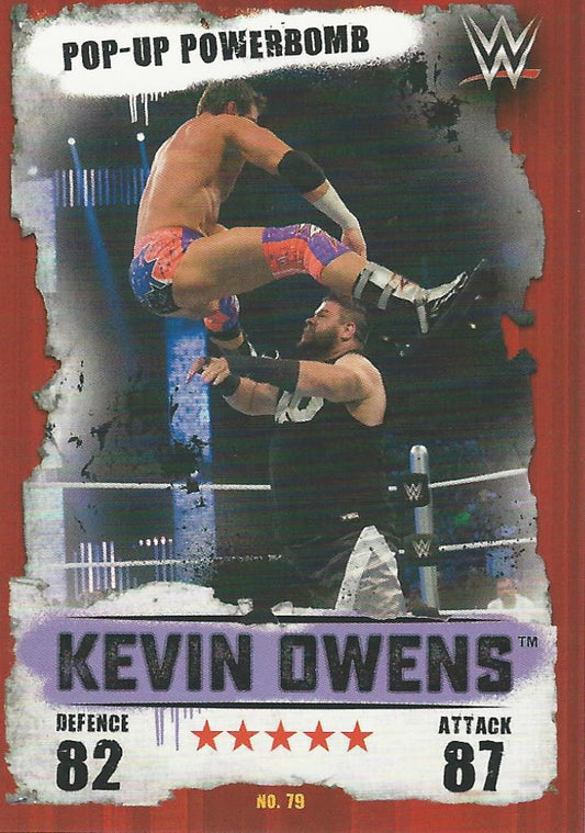 WWE Topps Slam Attax Takeover 2016 Kevin Owens #79
