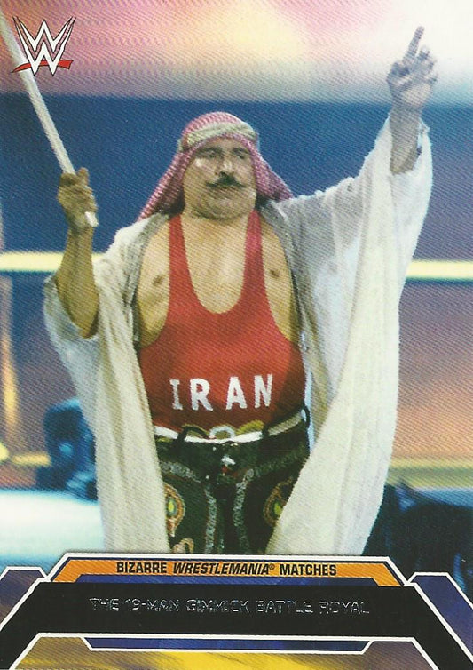 WWE Topps Road to Wrestlemania 2015 Iron Sheik 9 of 10 trading card PW Catalog