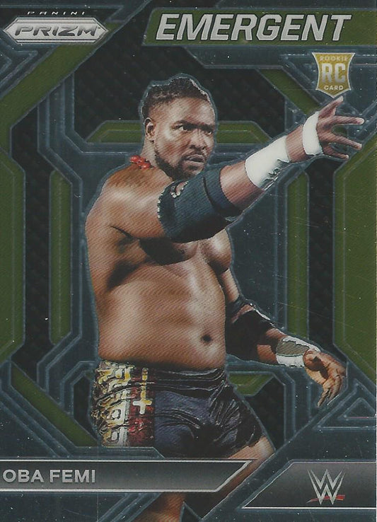 WWE Panini Prizm 2024 Emergent Oba Femi #16