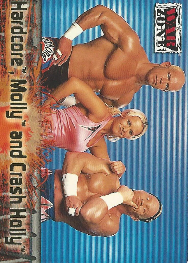 WWF Fleer Raw 2001 Hardcore Crash and Molly Holly #79