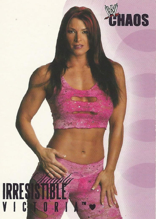 WWE Fleer Chaos 2004 Victoria #79
