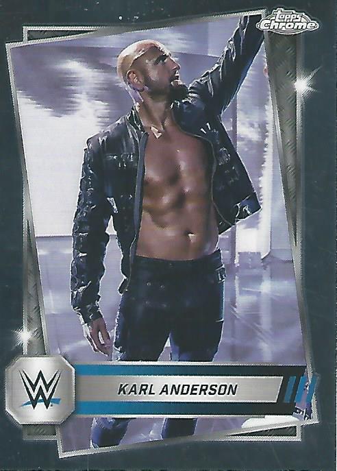 WWE Topps Chrome 2025 Trading Cards Karl Anderson No.79 PW Catalog