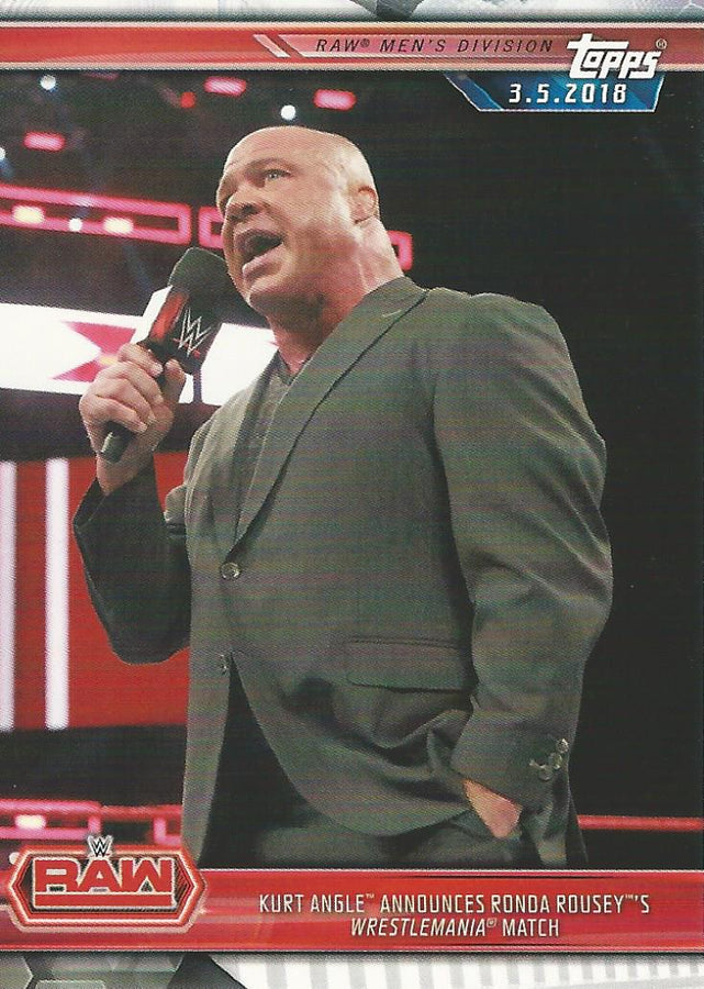 WWE Topps Champions 2019 Kurt Angle #29