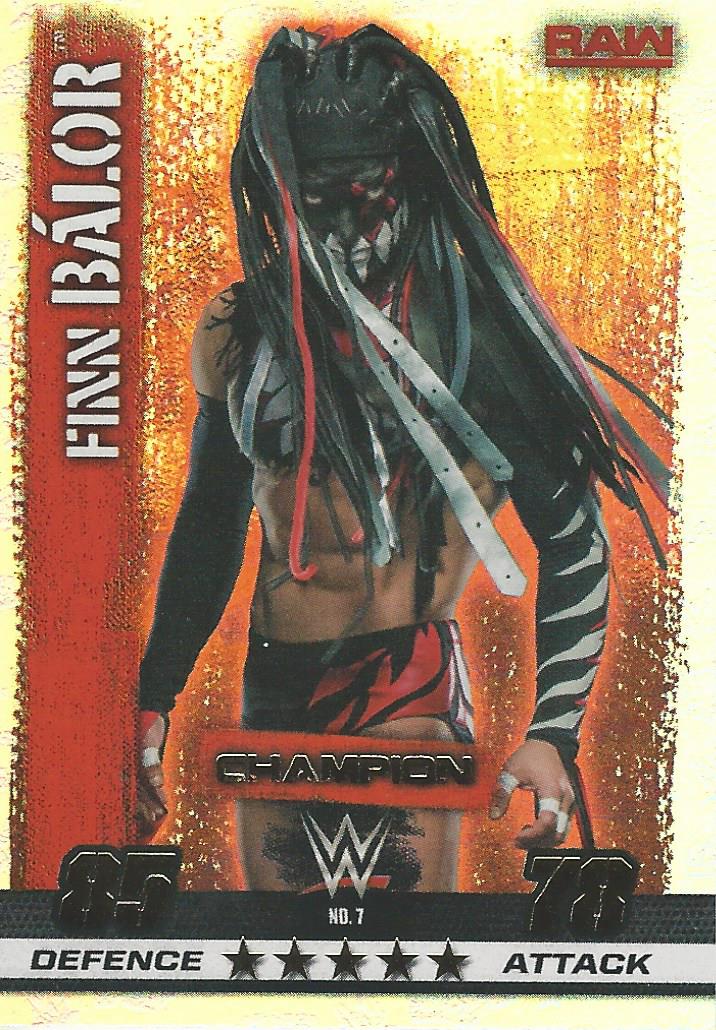 WWE Topps Slam Attax 10th Edition 2017 Champion Finn Balor #7