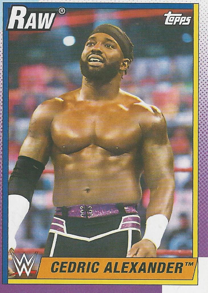 WWE Topps Heritage 2021 Cedric Alexander #7