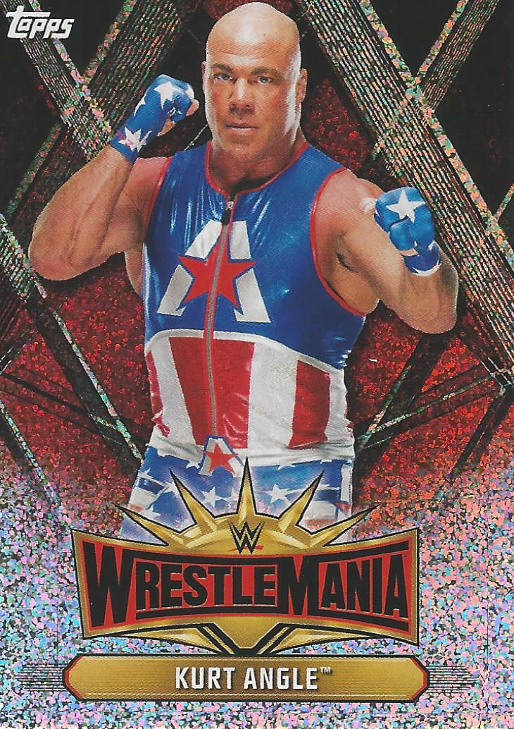 WWE Topps Champions 2019 Kurt Angle WM-7 trading card PW Catalog