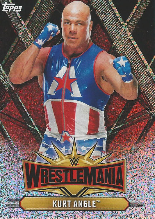 WWE Topps Champions 2019 Kurt Angle WM-7 trading card PW Catalog