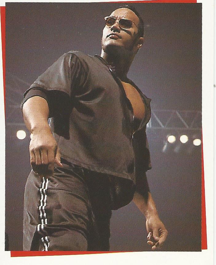 WWF Smackdown Stickers 2000 The Rock #7
