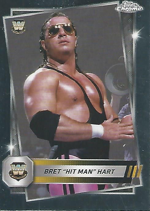 WWE Topps Chrome 2025 Trading Cards Bret Hart No.7 PW Catalog