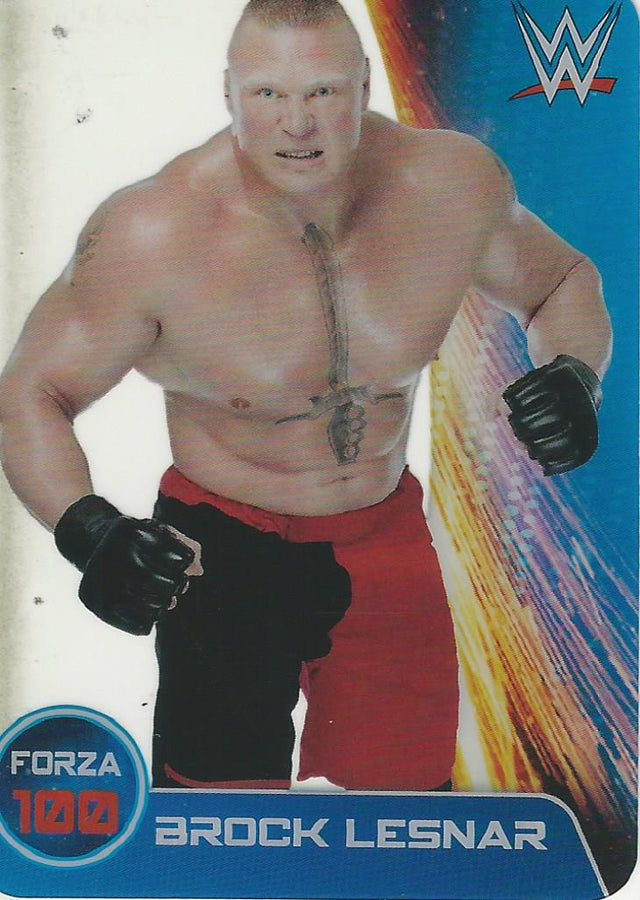 WWE Edibas Lamincards 2014 Brock Lesnar #7