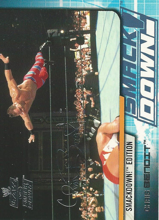 WWE Fleer Raw vs Smackdown 2002 Chris Benoit #7
