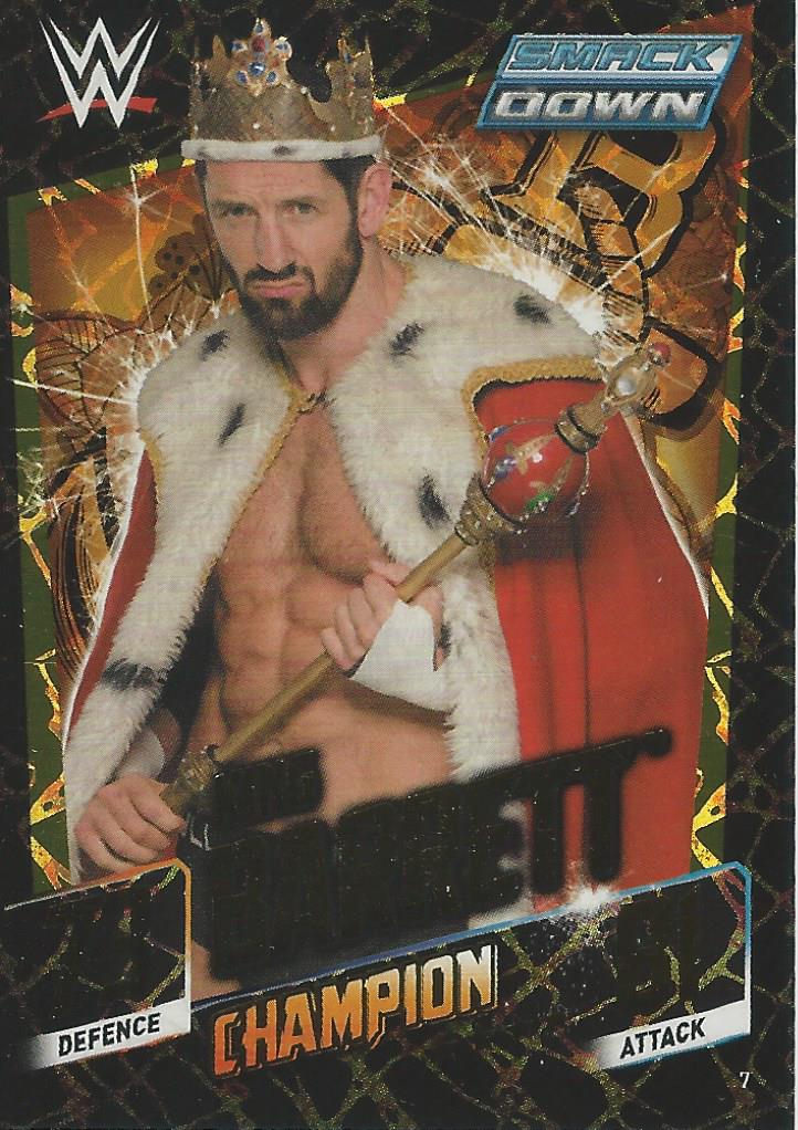 WWE Topps Slam Attax 2015 Then Now Forever King Barrett Champion #7