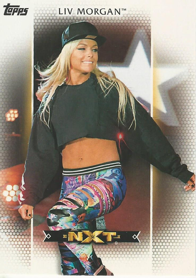 WWE Topps Women Division 2017 Liv Morgan R7 trading card PW Catalog