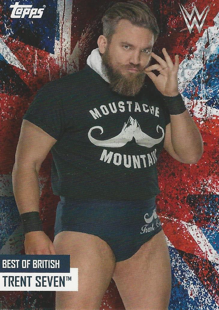 WWE Topps Best of British 2021 Trent Seven trading card PW Catalog