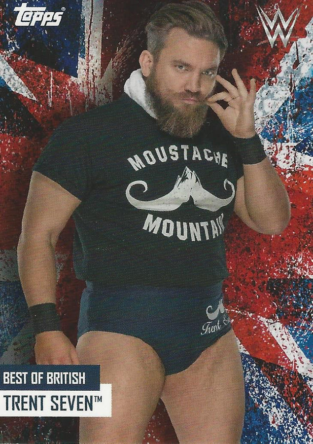 WWE Topps Best of British 2021 Trent Seven trading card PW Catalog