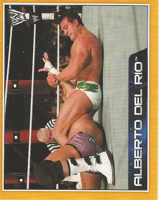 WWE Topps A-Z Sticker Collection 2014 Alberto Del Rio #7