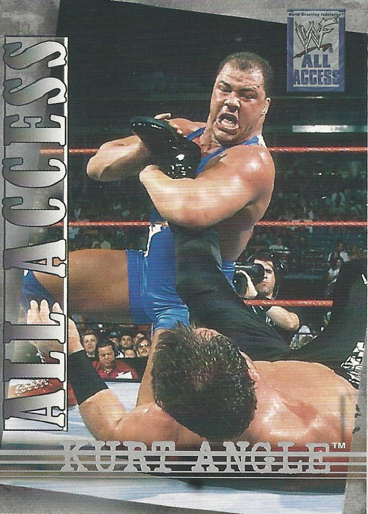 WWF Fleer All Access 2002 Kurt Angle #7