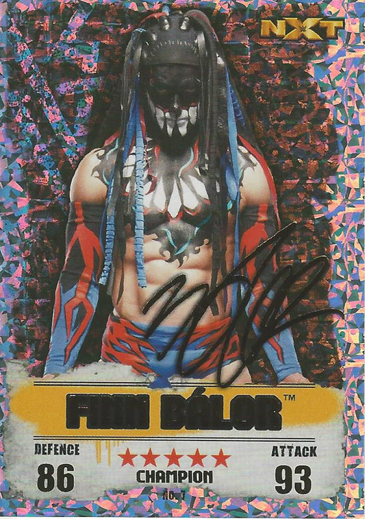 WWE Topps Slam Attax Takeover 2016 Finn Balor Gold Champion #7