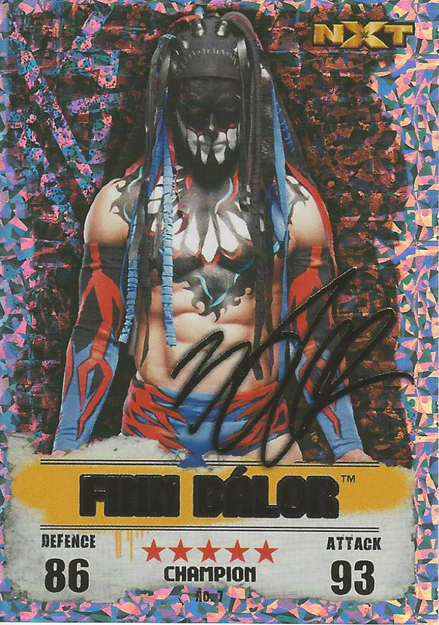 WWE Topps Slam Attax Takeover 2016 Finn Balor Gold Champion #7