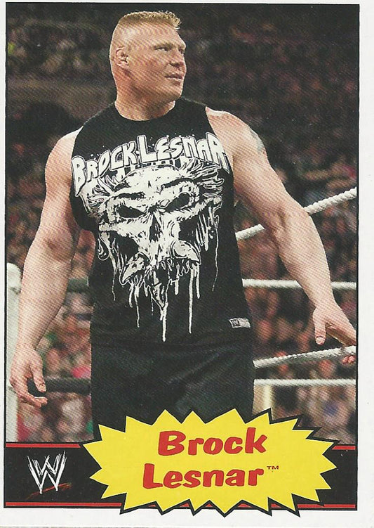 WWE Topps Heritage 2012 Brock Lesnar #7