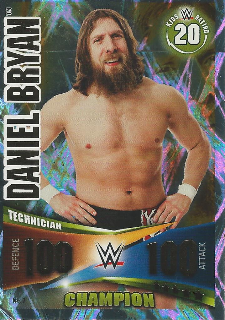 WWE Topps Slam Attax Rivals 2014 Daniel Bryan Champion #7