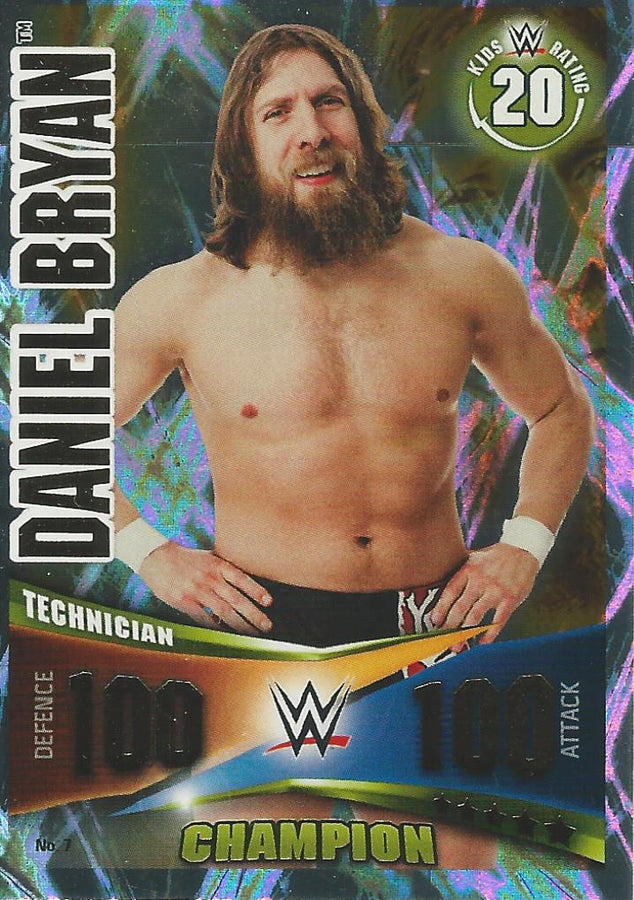 WWE Topps Slam Attax Rivals 2014 Daniel Bryan Champion #7