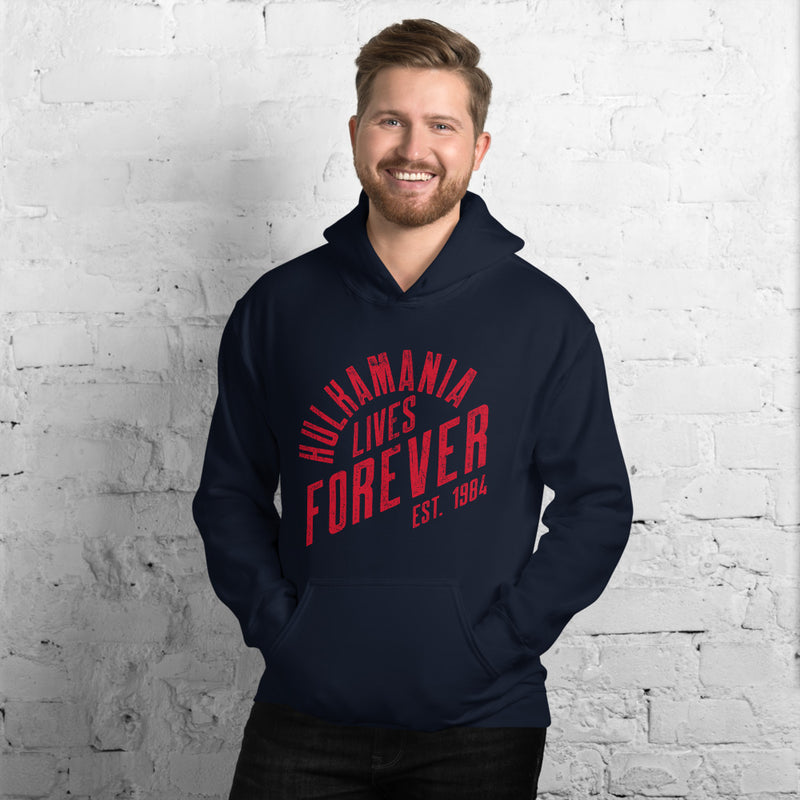 Hulk Hogan "Hulkamania Lives Forever" Hoodie Sweatshirt