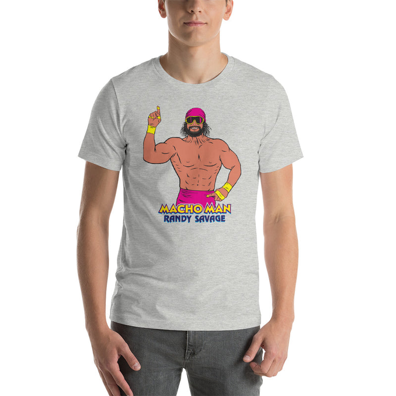 "Macho Man" Randy Savage "Old School Illustration" Unisex T-Shirt