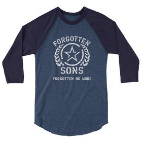 Forgotten Sons "Forgotten No More" 3/4 Sleeve Raglan Shirt