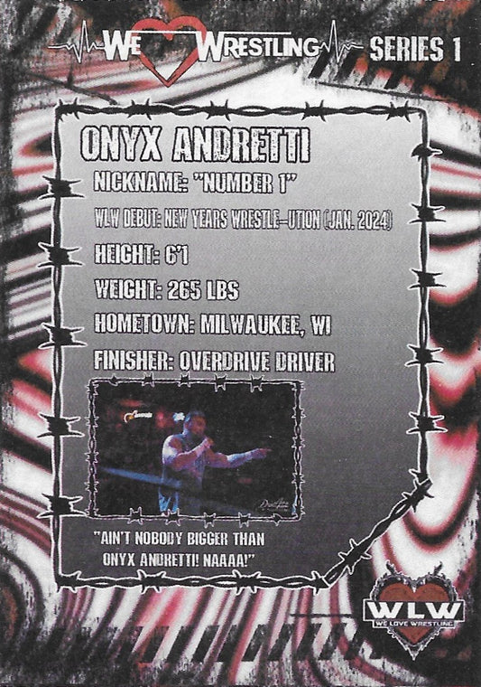 Onyx Andretti trading card PW Catalog