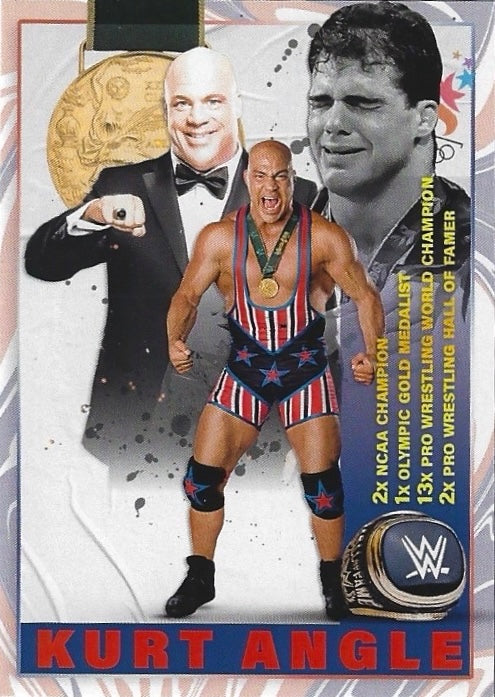 Kurt Angle trading card PW Catalog