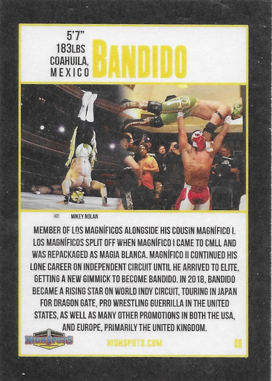 Bandido trading card PW Catalog