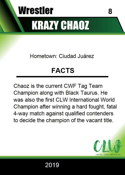 Krazy Chaoz Trading Card PWcatalog