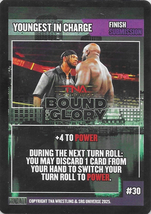 Finish Submission: Youngest in Charge trading card PW Catalog