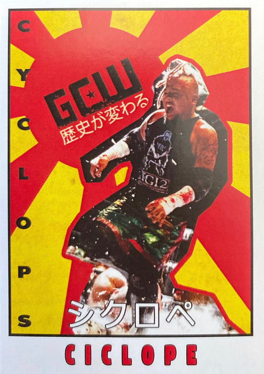“Cyclops” Ciclope trading card PW Catalog