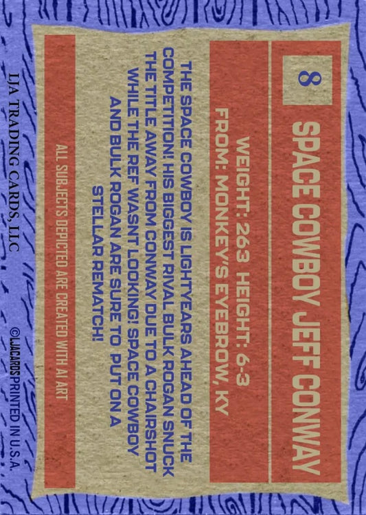Space Cowboy Jeff Conway trading card PW Catalog