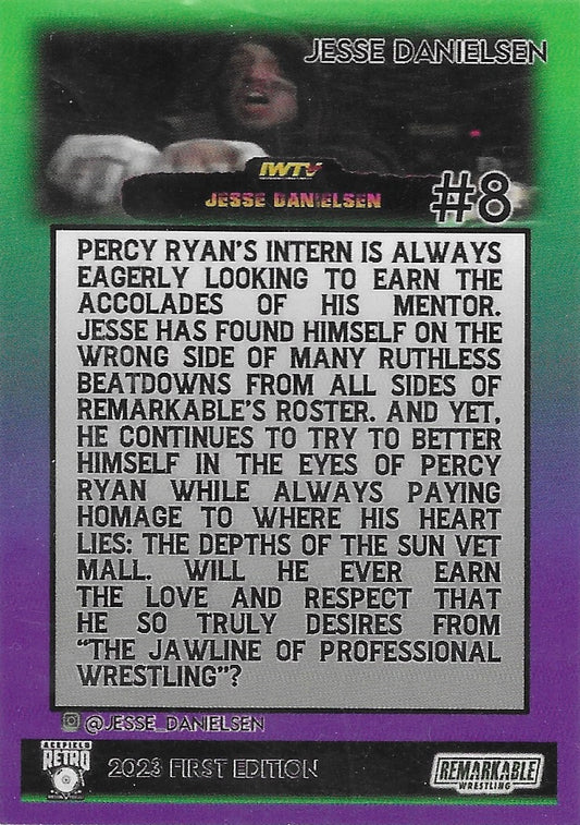 “Percy Ryan’s Intern” Jesse Danielsen trading card PW Catalog