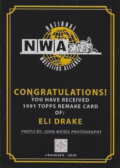 ELI Drake trading card PW Catalog