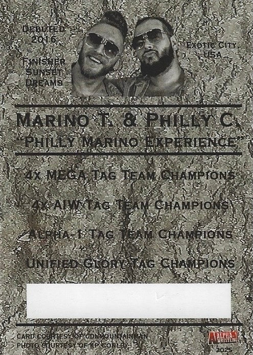 Marino Tenaglia / Philly Collins – Philly Marino Experience