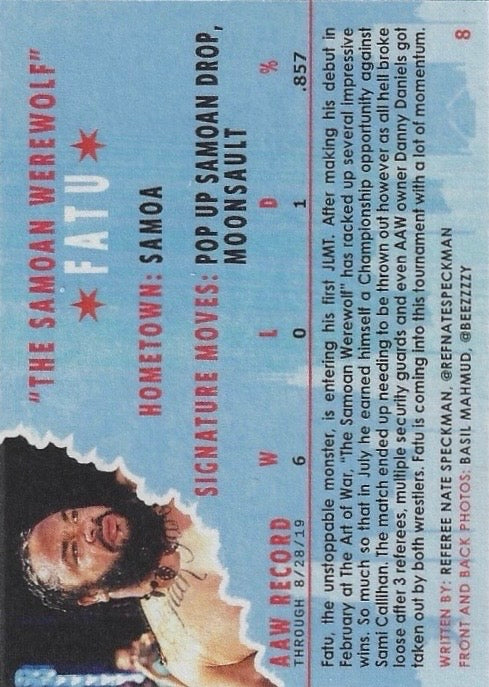 “The Samoan Werewolf” Fatu