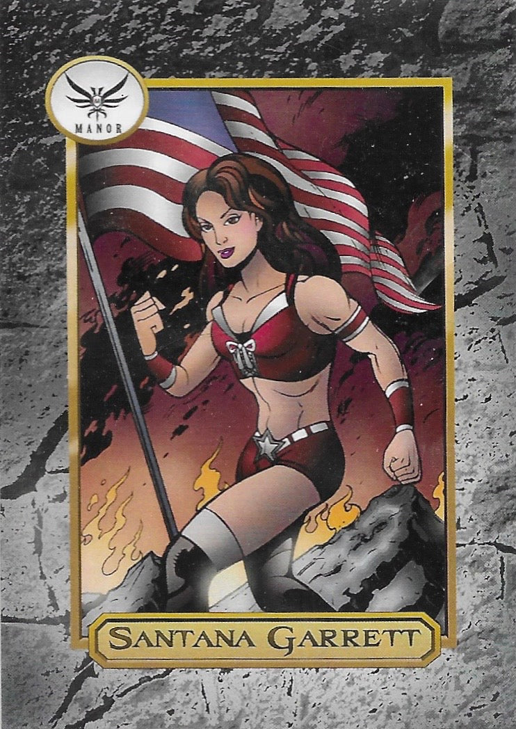 Santana Garrett trading card PW Catalog