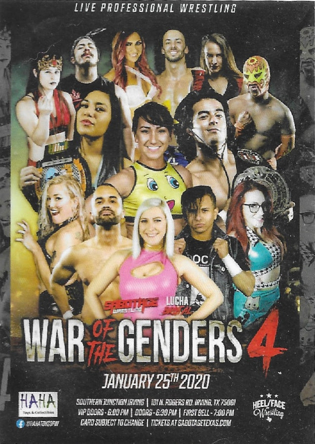 War of the Genders 4 trading card PW Catalog