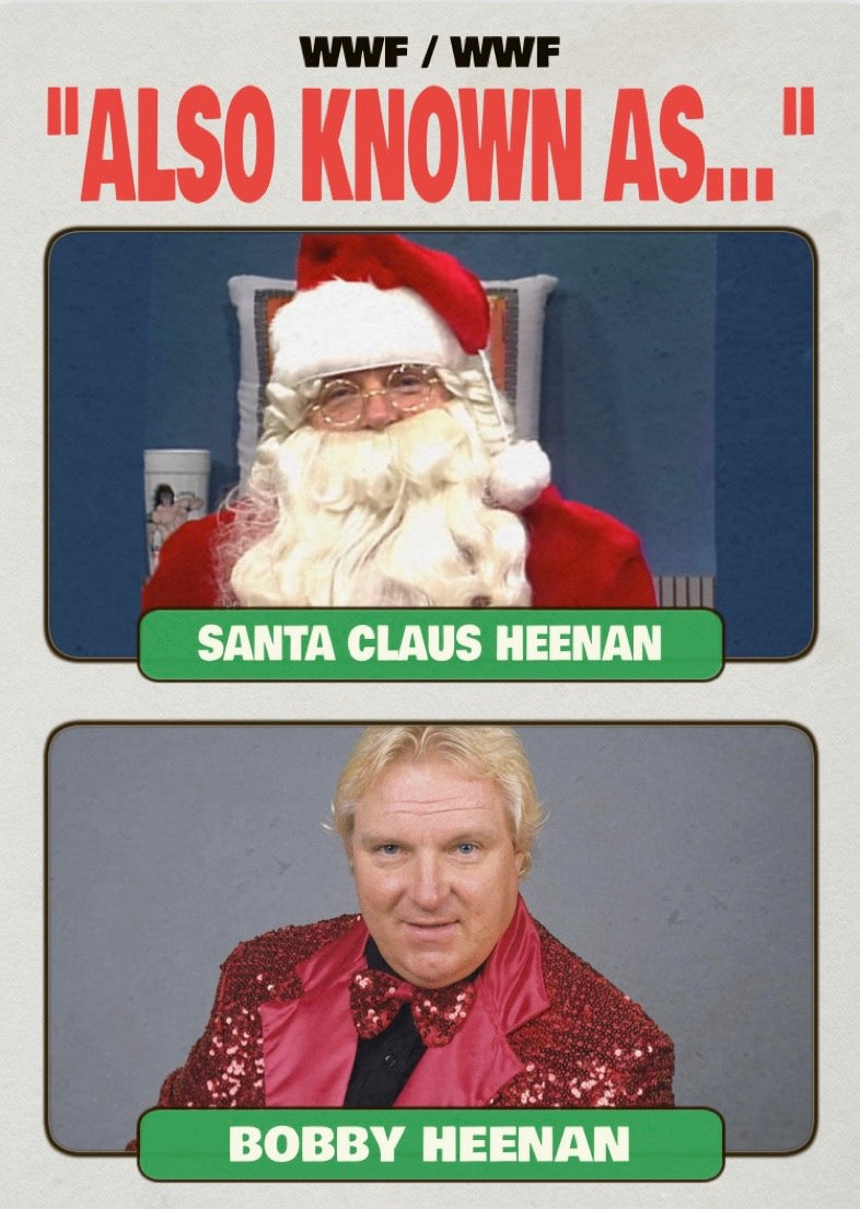 Santa Claus Heenan / Bobby Heenan trading card PW Catalog