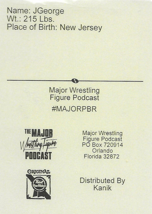 Jgeorge trading card PW Catalog